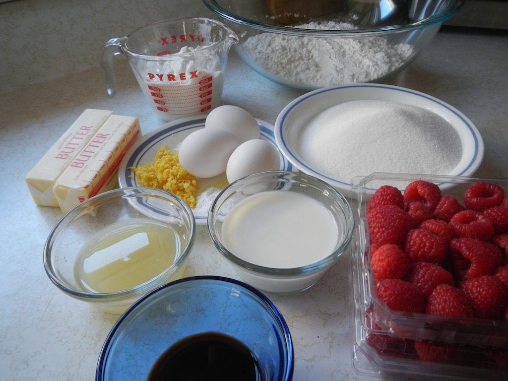 Raspberry Yogurt Cake