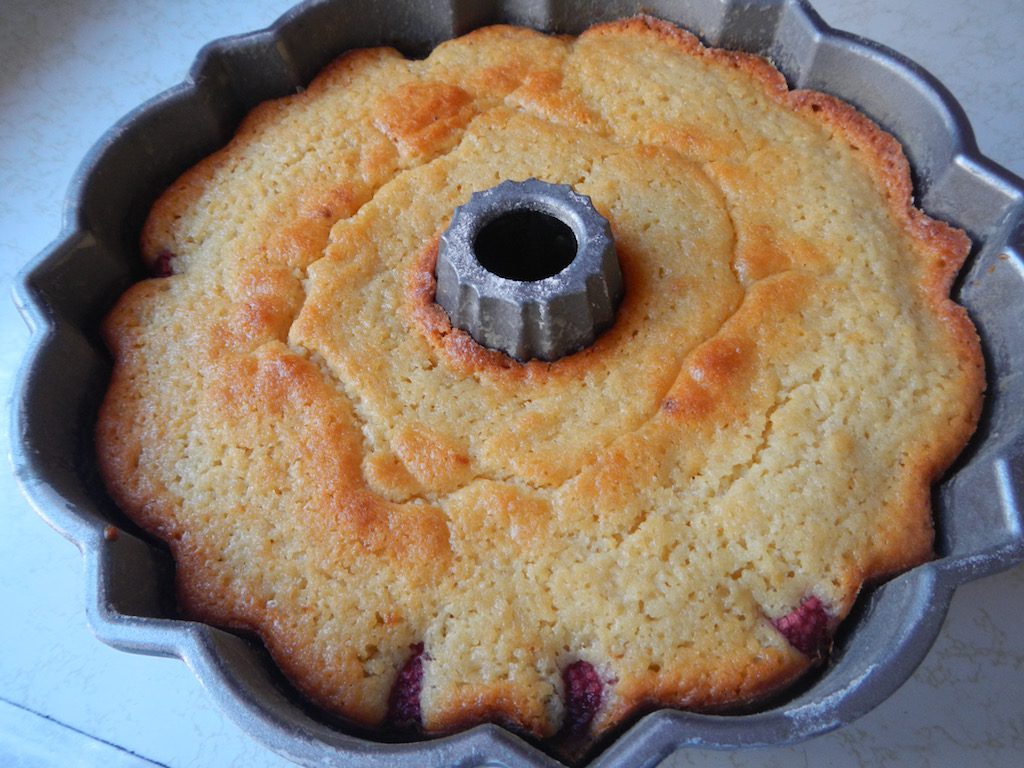 Raspberry Yogurt Cake