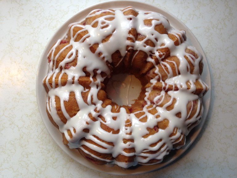 Raspberry Yogurt Cake