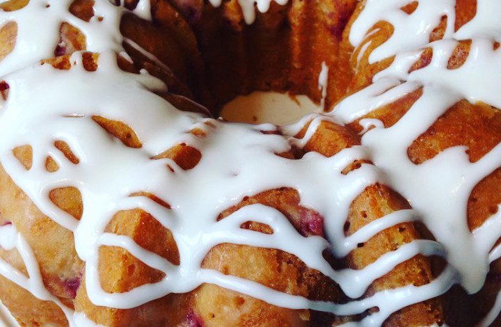 Raspberry Yogurt Cake